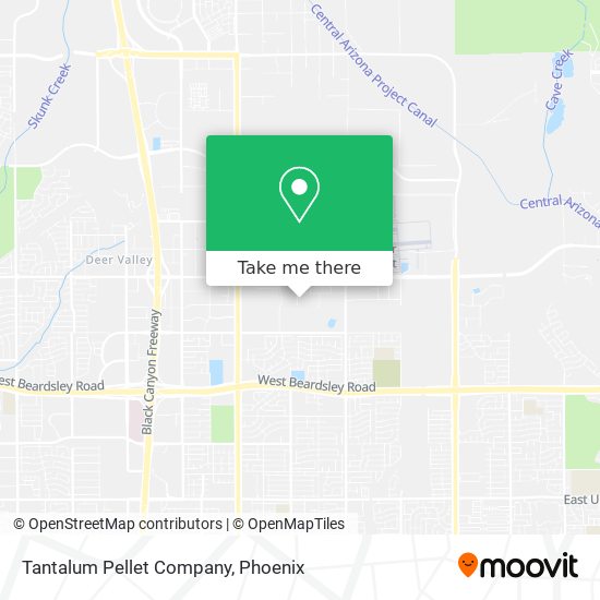 Mapa de Tantalum Pellet Company