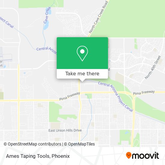 Ames Taping Tools map