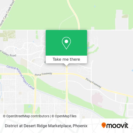 Mapa de District at Desert Ridge Marketplace
