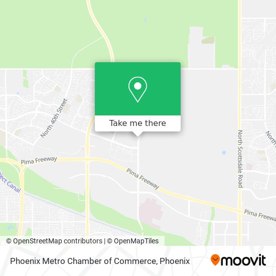 Phoenix Metro Chamber of Commerce map
