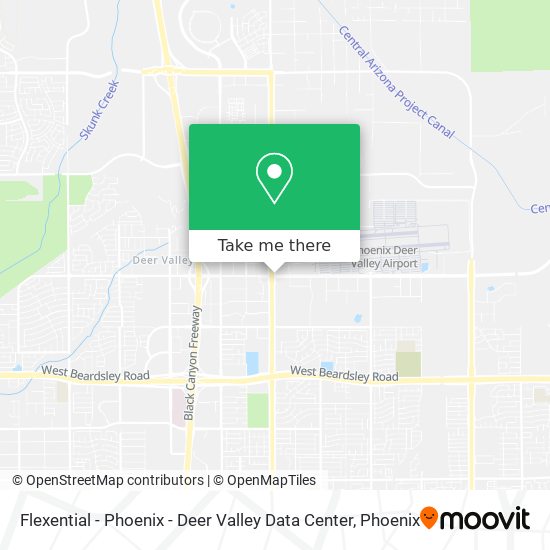 Flexential - Phoenix - Deer Valley Data Center map