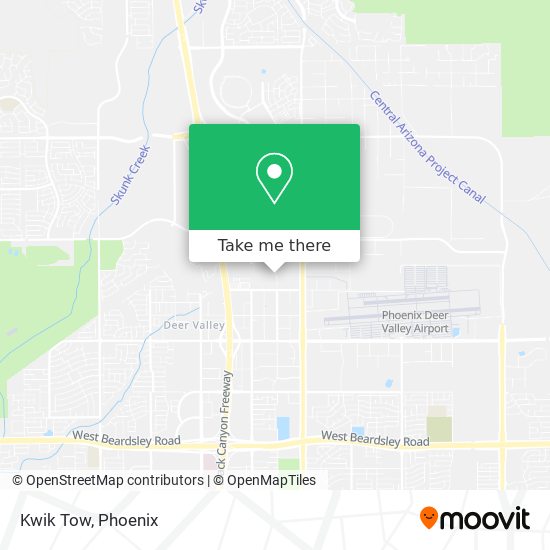 Kwik Tow map