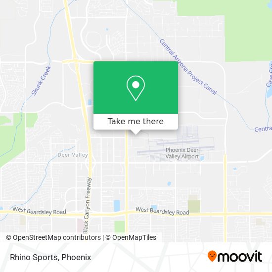 Rhino Sports map