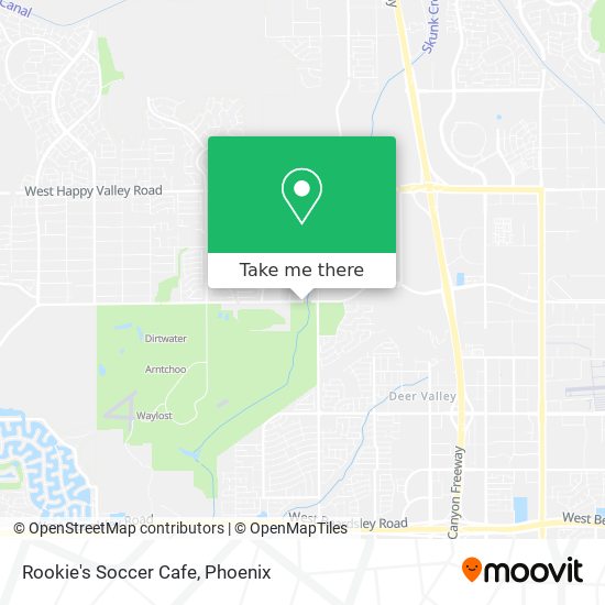 Mapa de Rookie's Soccer Cafe