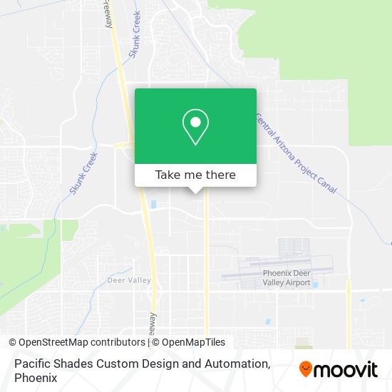 Mapa de Pacific Shades Custom Design and Automation