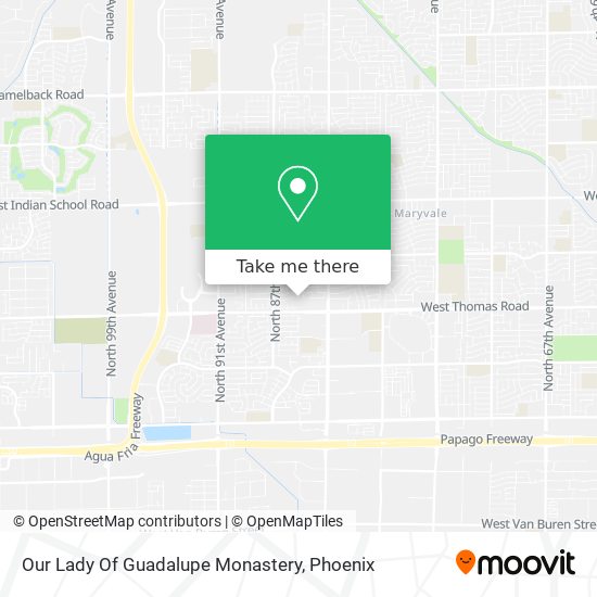 Our Lady Of Guadalupe Monastery map