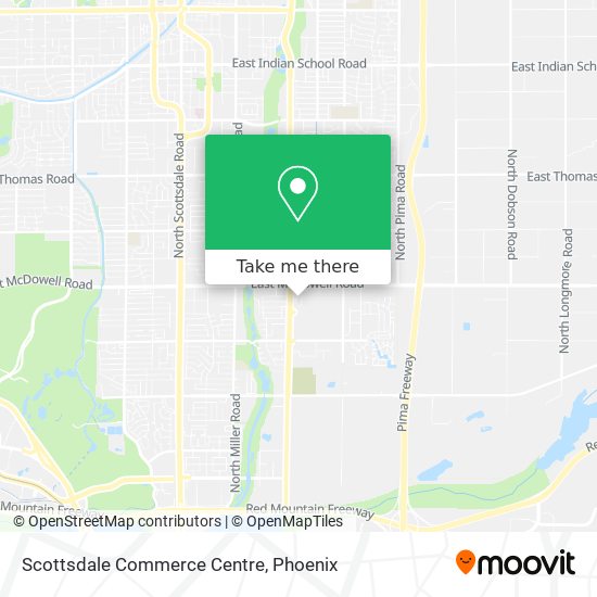 Mapa de Scottsdale Commerce Centre