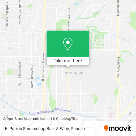 El Patron Smokeshop Beer & Wine map