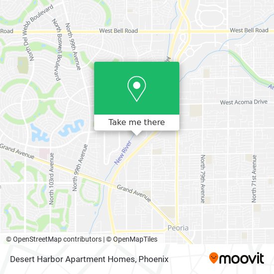 Desert Harbor Apartment Homes map