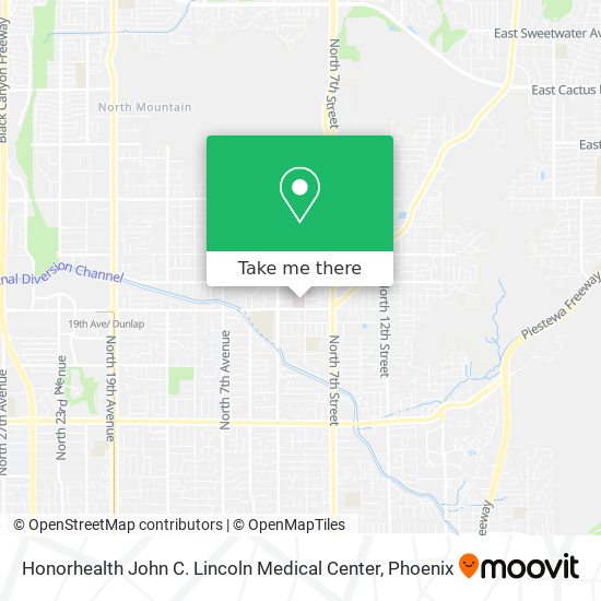 Mapa de Honorhealth John C. Lincoln Medical Center