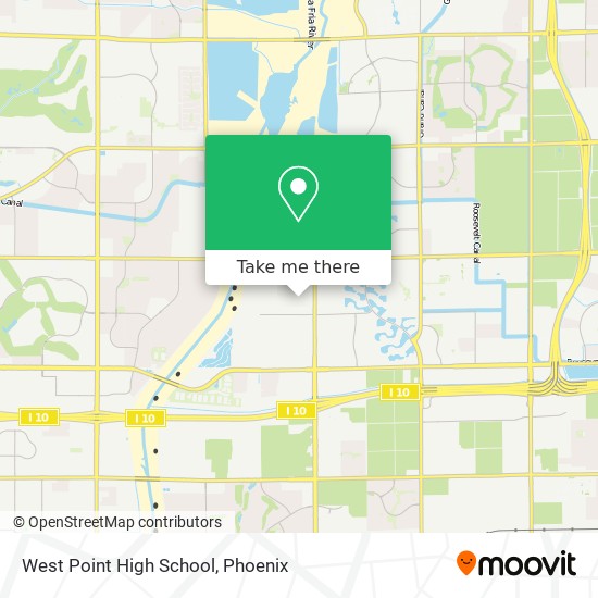 Mapa de West Point High School