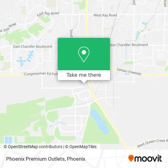 Phoenix Premium Outlets map
