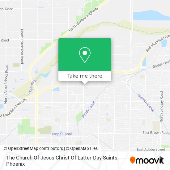 Mapa de The Church Of Jesus Christ Of Latter-Day Saints