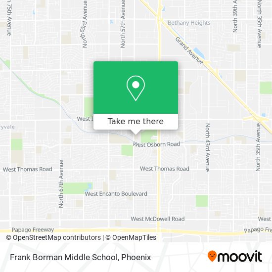 Mapa de Frank Borman Middle School