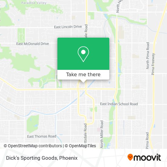 Mapa de Dick's Sporting Goods