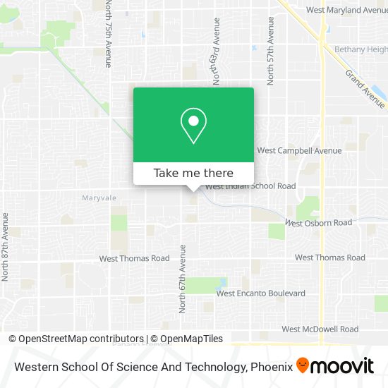 Western School Of Science And Technology map