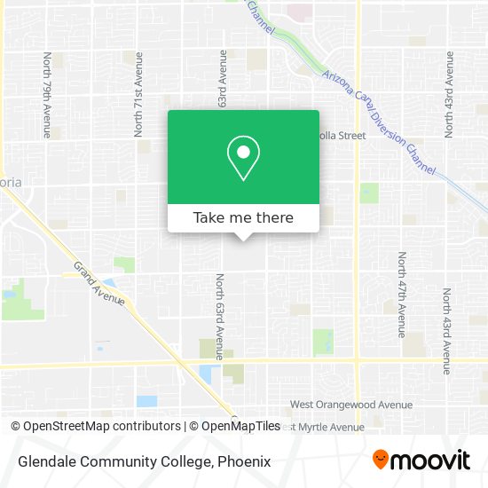 Mapa de Glendale Community College