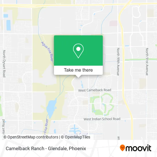Camelback Ranch - Glendale map