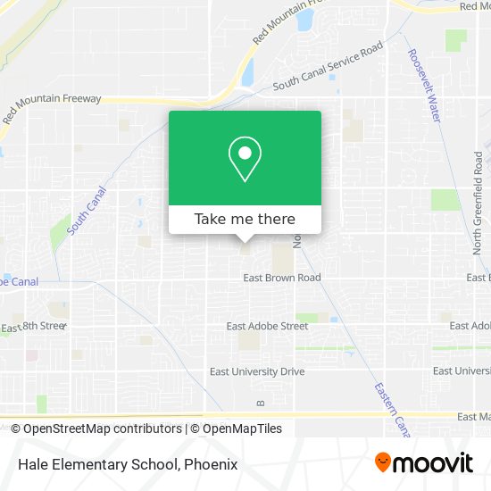 Mapa de Hale Elementary School
