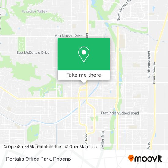 Portalis Office Park map