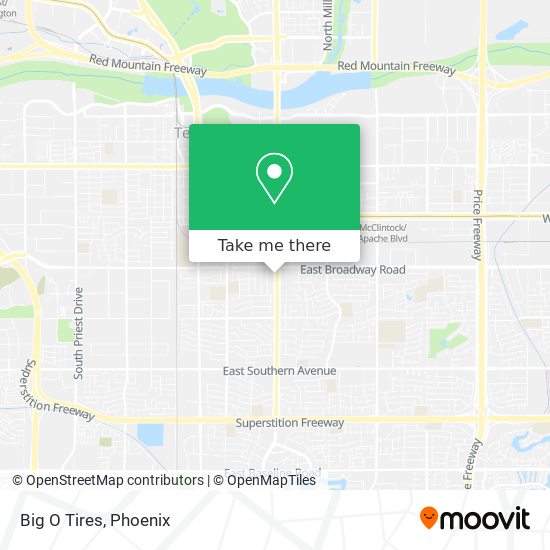 Mapa de Big O Tires