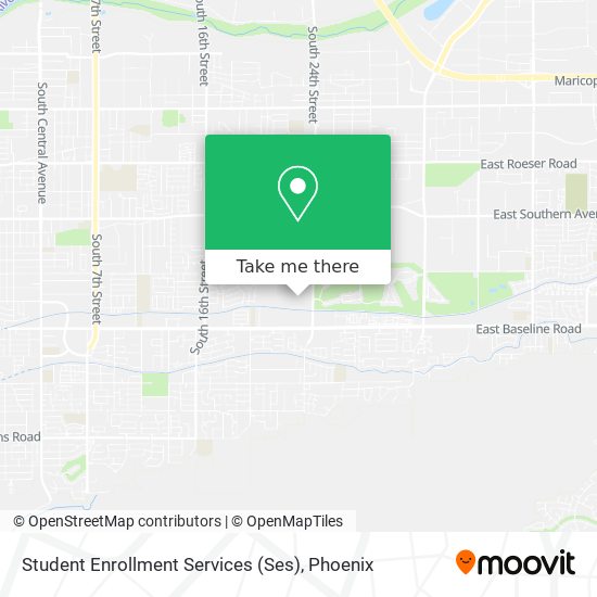 Student Enrollment Services (Ses) map