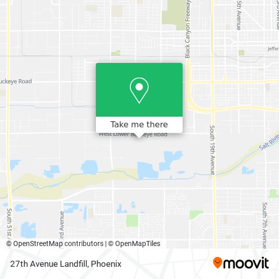 27th Avenue Landfill map