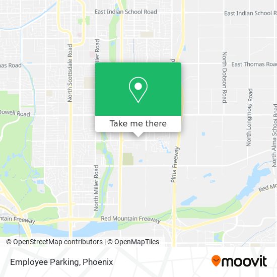 Employee Parking map