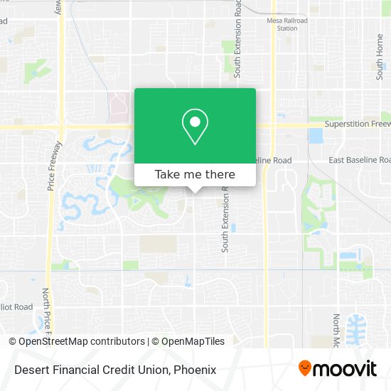 Mapa de Desert Financial Credit Union