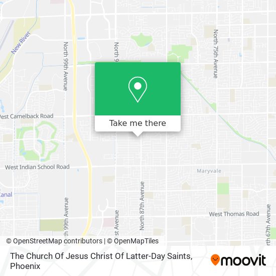 The Church Of Jesus Christ Of Latter-Day Saints map