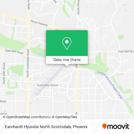 Earnhardt Hyundai North Scottsdale map