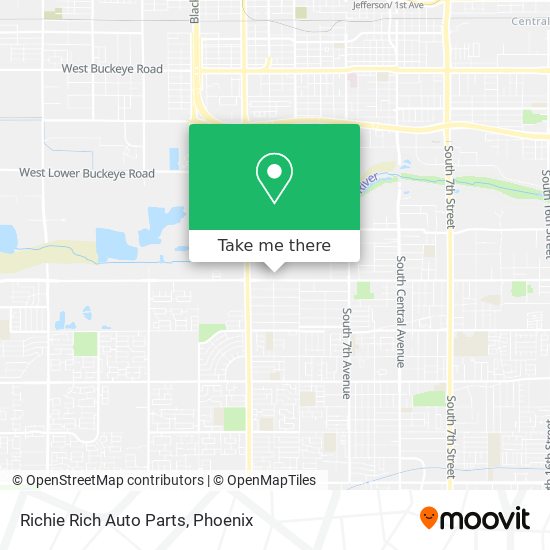 Richie Rich Auto Parts map