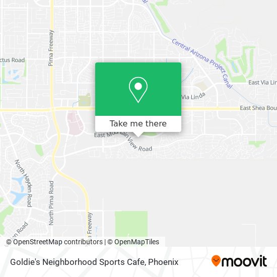 Goldie's Neighborhood Sports Cafe map