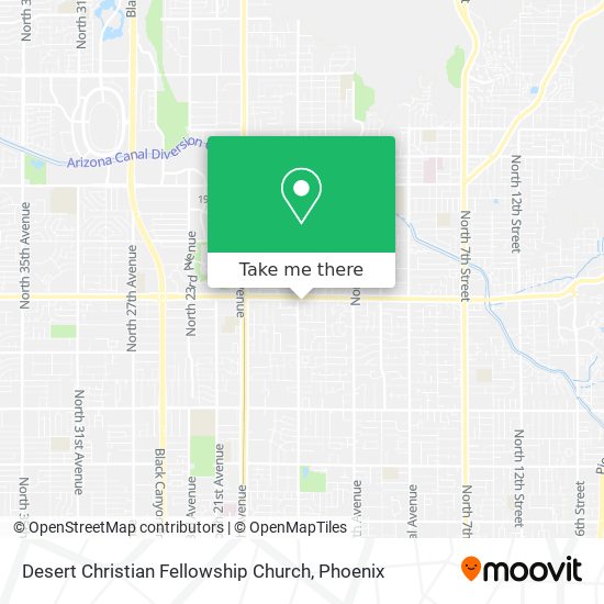 Mapa de Desert Christian Fellowship Church