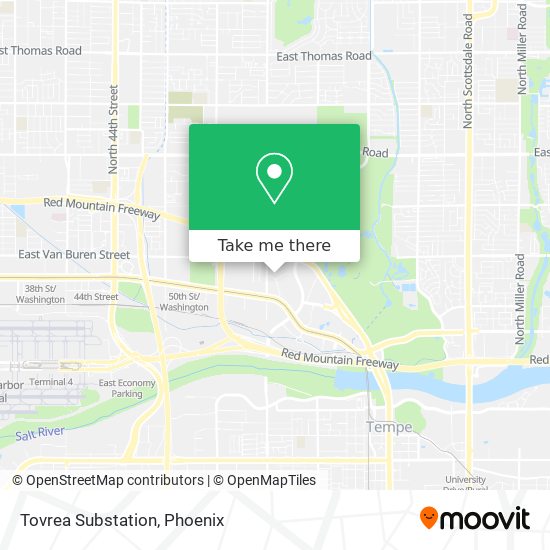 Tovrea Substation map