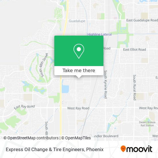 Express Oil Change & Tire Engineers map