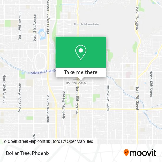 Mapa de Dollar Tree