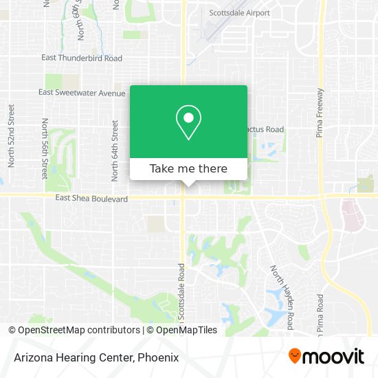 Mapa de Arizona Hearing Center