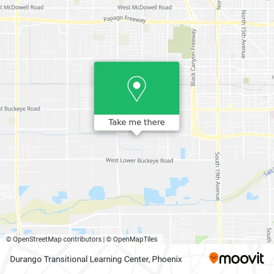 Durango Transitional Learning Center map