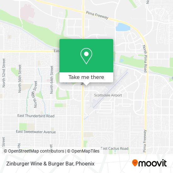 Zinburger Wine & Burger Bar map