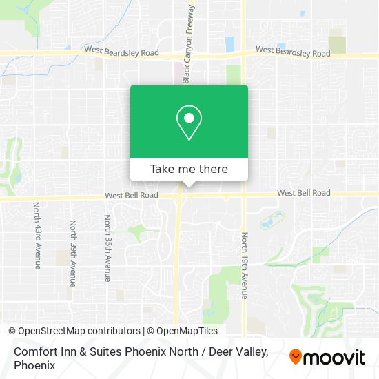 Comfort Inn & Suites Phoenix North / Deer Valley map
