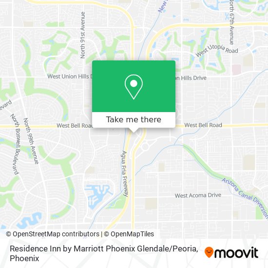 Mapa de Residence Inn by Marriott Phoenix Glendale / Peoria