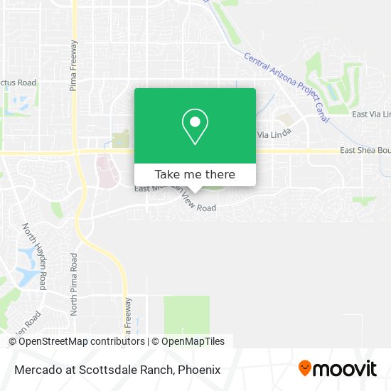 Mercado at Scottsdale Ranch map