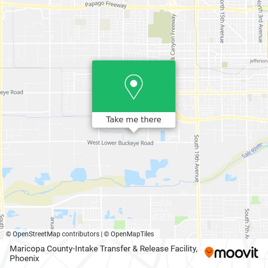 Maricopa County-Intake Transfer & Release Facility map