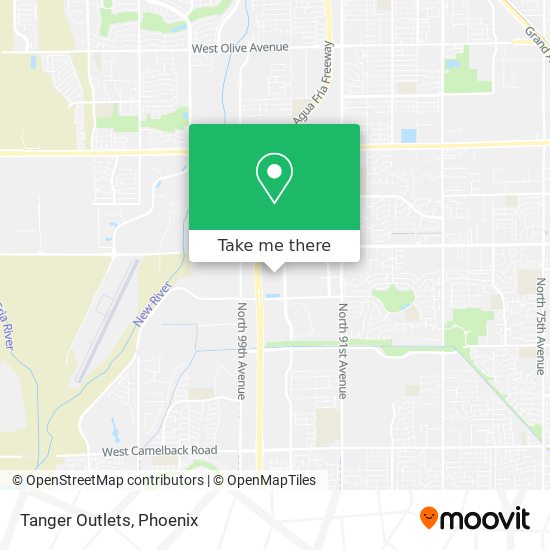 Tanger Outlets map