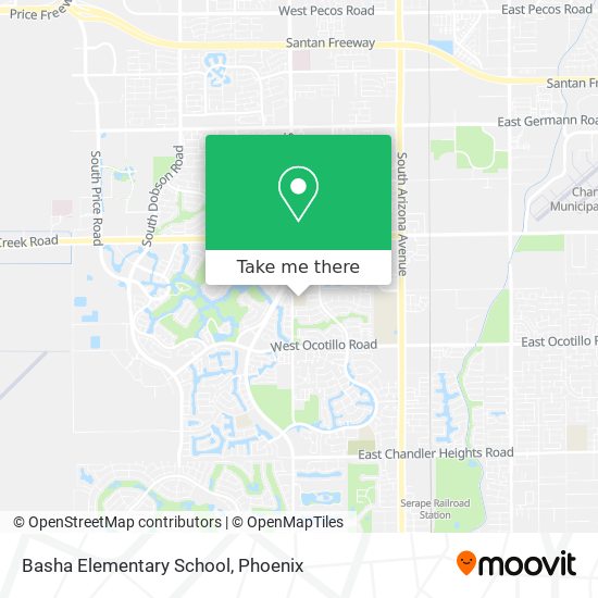 Mapa de Basha Elementary School