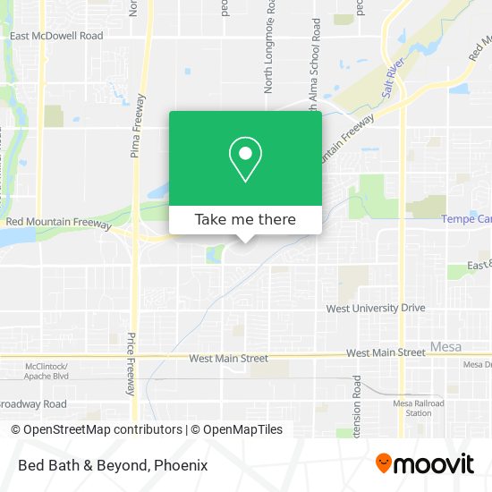 Bed Bath & Beyond map