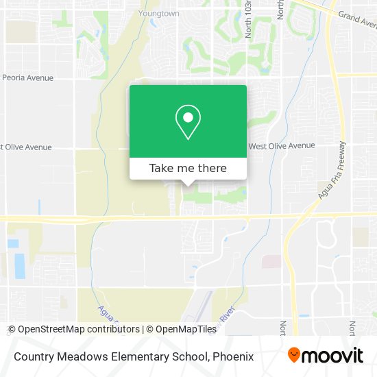 Mapa de Country Meadows Elementary School