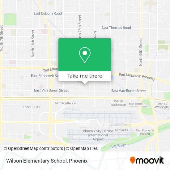 Wilson Elementary School map