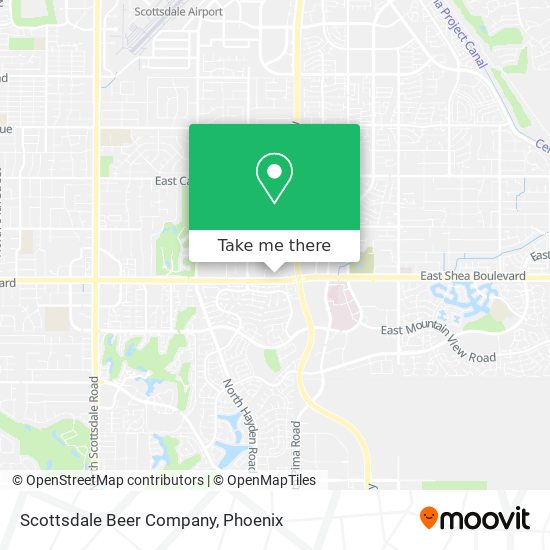 Scottsdale Beer Company map